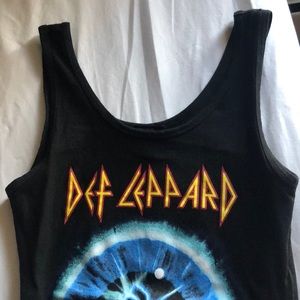 Def Leppard Swimsuit looking tank top.